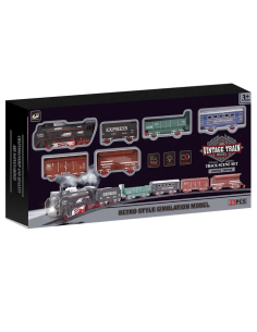 Pista de Tren Locomotora 5 Vagones 2