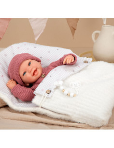 Bebé Reborn Angélica con nana 45 cm