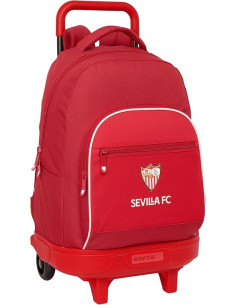 SEVILLA FC - Mochila Grande con Ruedas 33x22x45 cm