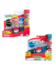 Pokémon- Clip ´N´ Go - Cinturon Ataque. Surtido