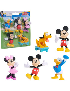 Paquete de 5 Minifiguras coleccionables de Mickey Mouse