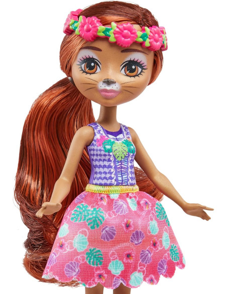 Enchantimals Muñeca Oneda Otter con Mascota Nutria Kelpie