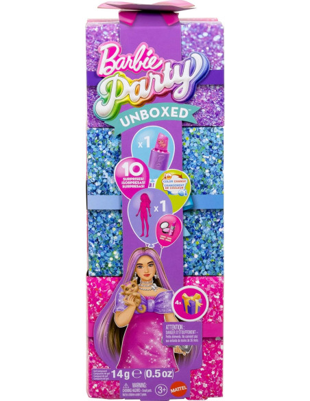 Barbie Party Unboxed Serie Glam Party Pink Sparkle