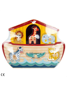 Puzzle madera arca noe 28x22 cm 2