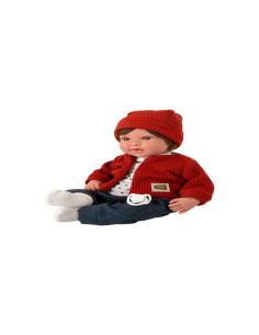 Muñeca Elegance Iria Roja Con Mecanismo 14 Sonidos