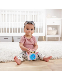 Proyector Peluche Buho Rosa Estrellas 2