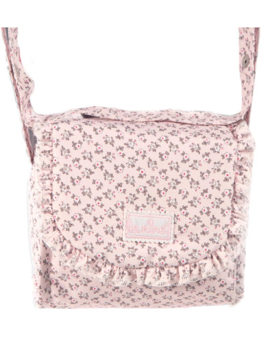 La Nina- Bolsa Canastilla pequeña para muñecas, Color Rosa, 15 x 8 x 13 cm (61602)