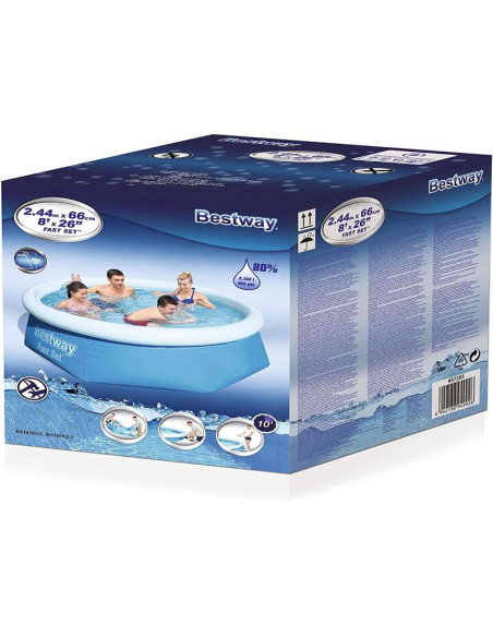 Piscina de 244 x 66 cm, 2.300 l