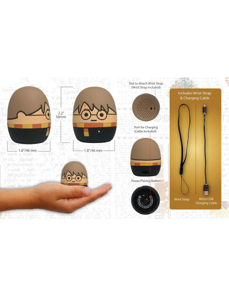 Mini Altavoz Harry Potter Personaje con Bluetooth