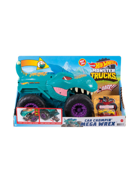 Hot Wheels Monster Trucks Mega Wrex Mastica Coches