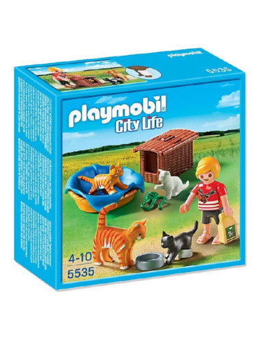 Play Mobil, Familia de Gatos  Ref: 5535