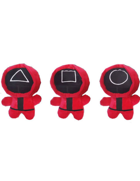 Peluche Juego del calamar soldado 23cm surtido