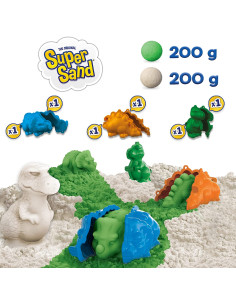 Super Sand Mochila Dinosaurios. Arena mágica para moldear... 2