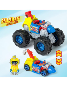 T-RACERS Turbo Truck Turbo Digger – Súper vehículo con 1... 2