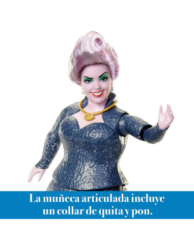 Disney La Sirenita Muñeca Úrsula villana con...