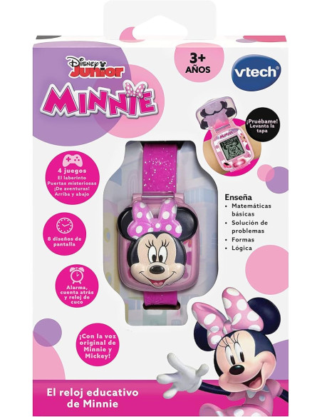 Reloj Educativo de Minnie, Smartwatch Interactivo