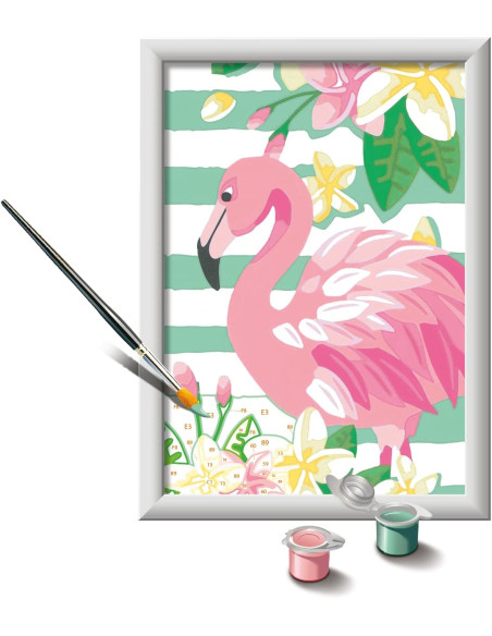 Creart E: Flamenco | Pintar por Numeros Niños Kit Manualidades