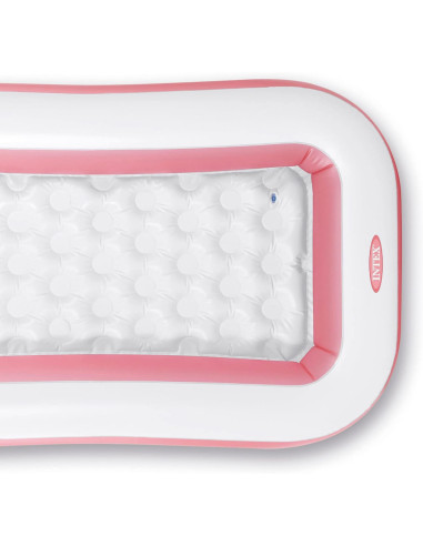 Piscina Hinchable, Rectangular, Rosa,...