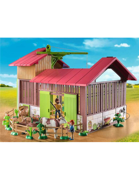 Playmobil Granja con Animales y Energía Sostenible