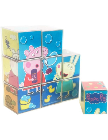 Rompecabezas Peppa Pig 9 Cubos