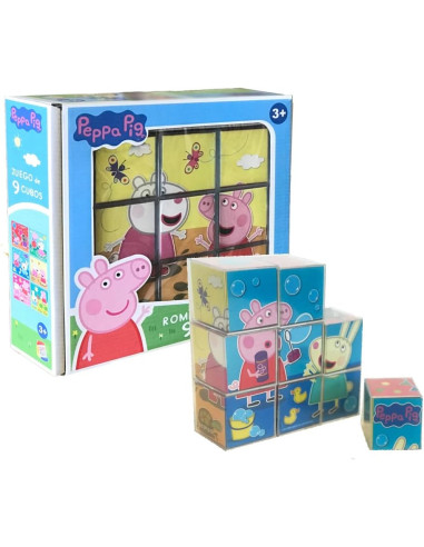 Rompecabezas Peppa Pig 9 Cubos