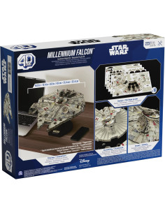 PUZZLES 4D - MAQUETA HALCÓN MILENARIO - Puzzle Star Wars 3D 2