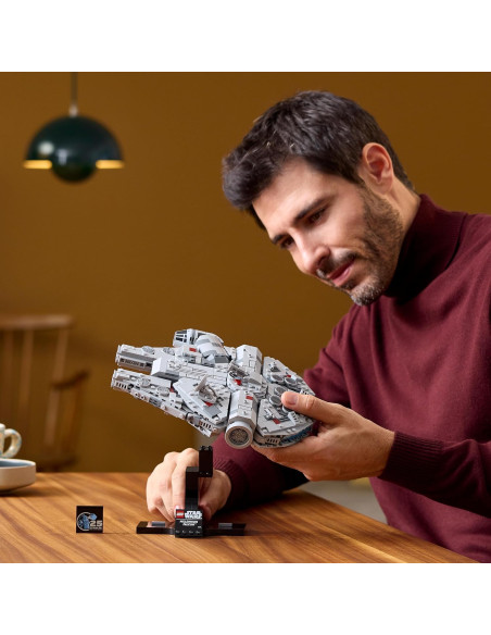 LEGO Star Wars: Una Nueva Esperanza 75375 Halcón Milenario Maqueta de Nave Estelar