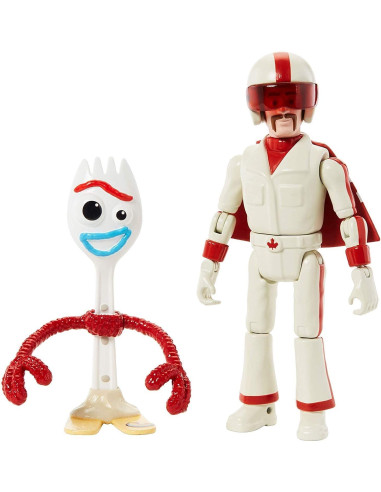 Disney Toy Story 4 Figura de juguete Forky/Teny y Duke Caboom