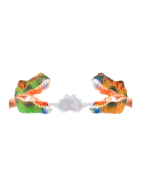 Cabeza Dinosaurio con Sonido y Humo
