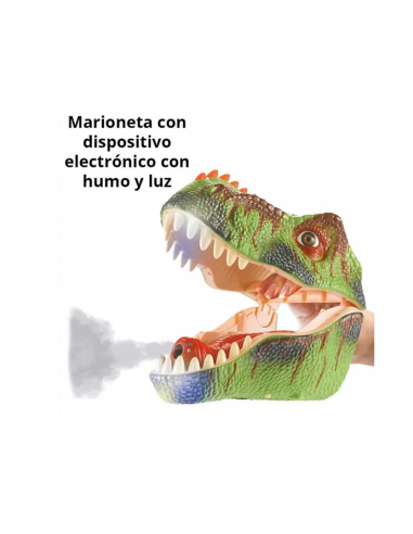 Cabeza Dinosaurio con Sonido y Humo
