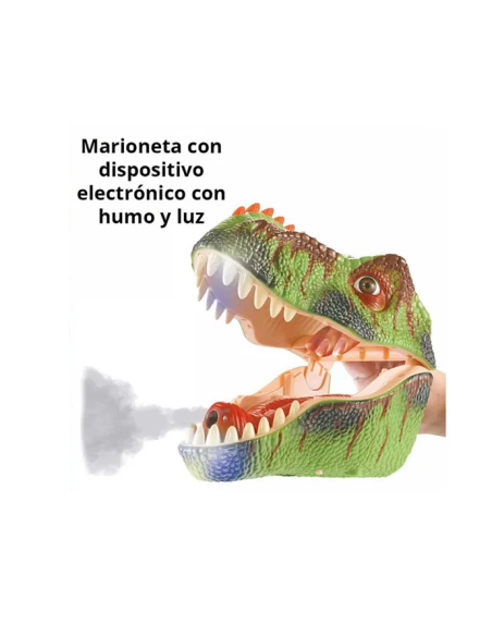 Cabeza Dinosaurio con Sonido y Humo