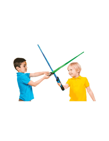 Espada Láser Doble 2 en 1 – Space Sword con Luces y Sonido