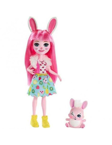 Enchantimals Muñeca Bree Bunny con Mascota 4 años