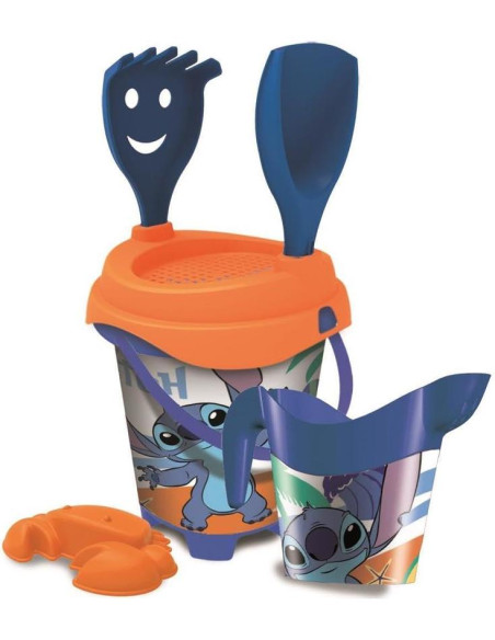 Cubo Castillo Stitch Con Regadera