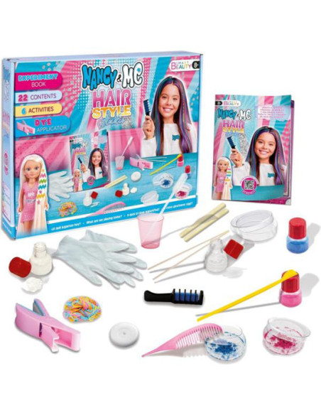 Kit peinados Nancy & Me Hair Style mechas de colores