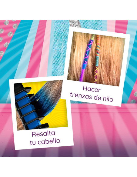 Kit peinados Nancy & Me Hair Style mechas de colores