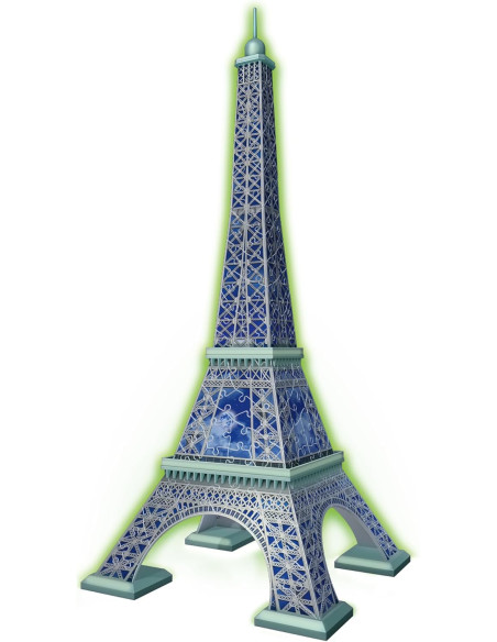 Puzzle 3D: 50 Aniversario, Torre Eiffel, Brilla en la Oscuridad, 216 Piezas