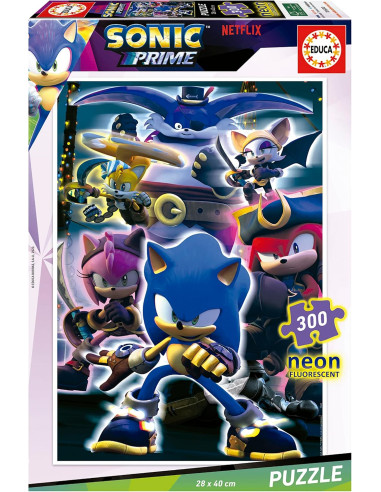 Puzzle infantil con 300 piezas que brilla en la...