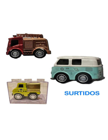Mini Camiones y Vehículos de Metal con...