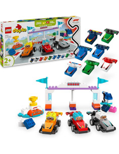 LEGO Duplo Mi Ciudad Coches de Carreras y Pilotos del...