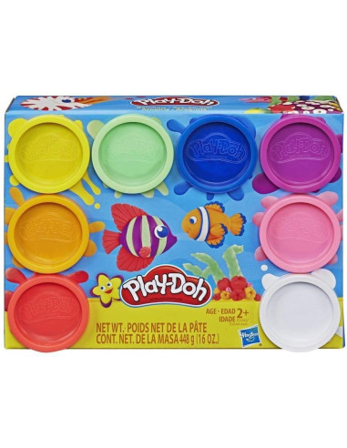 Play-Doh Pack 8 Botes Arcoiris