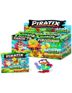 Piratix Crazy Jungle Sobre Individual con Mini Figura