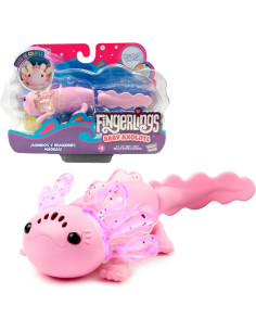 Fingerlings Axolot Interactivo, Ajolote Rosa Que Nada de...