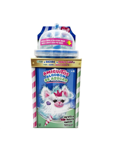 Amiguitos Algodón de Azúcar Peluche con Accesorios