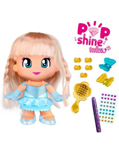 Pinypon Pop & Shine Cuentos, Figura de 17 cm para Peinar 2