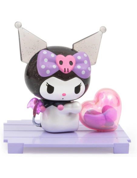 Hello Kitty - Caja con Figura Kuromi y My Melody Serie Love Letters