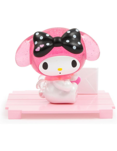 Hello Kitty - Caja con Figura Kuromi y My Melody Serie Love Letters