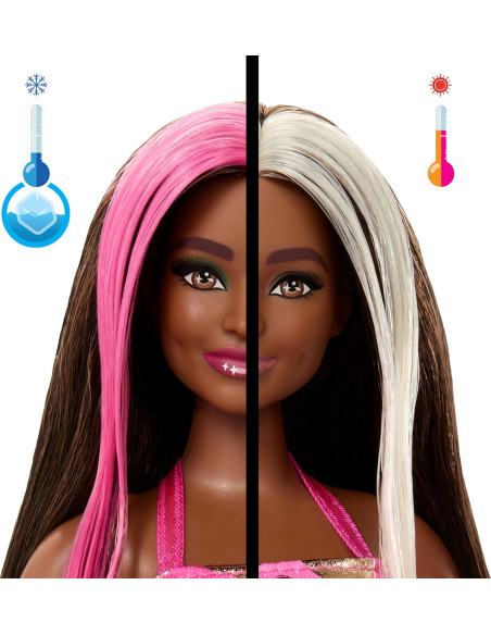 Barbie Party Unboxed Serie Cumpleaños de Mascotas Corazones Brillantes - Rosa