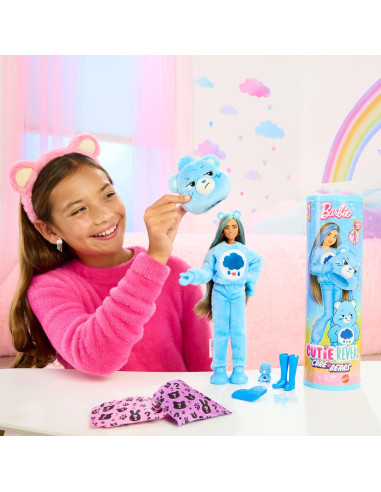 Barbie Cutie Reveal Care Bears - Oso Amoroso Azul