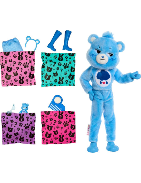 Barbie Cutie Reveal Care Bears - Oso Amoroso Azul